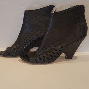 Barney's New York Co-Op Caged Ankle Boots 9.5